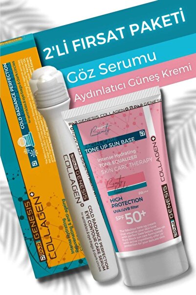 Piar Genesis Kolajen Aydınlatıcı Ton Eşitleyici Spf 50 Yüz Güneş Kremi 40 Ml+...