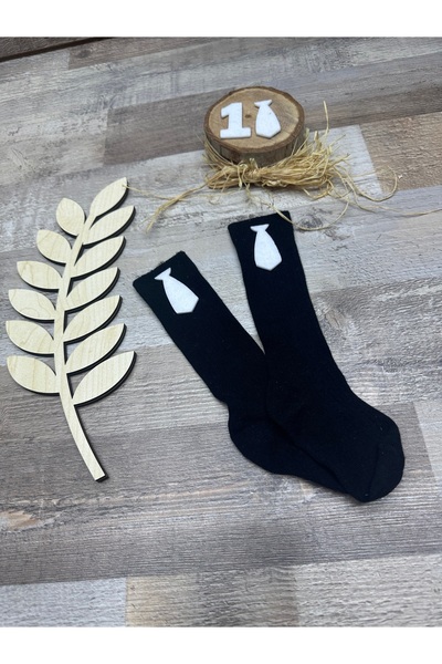 Boss baby black baby boy below knee socks