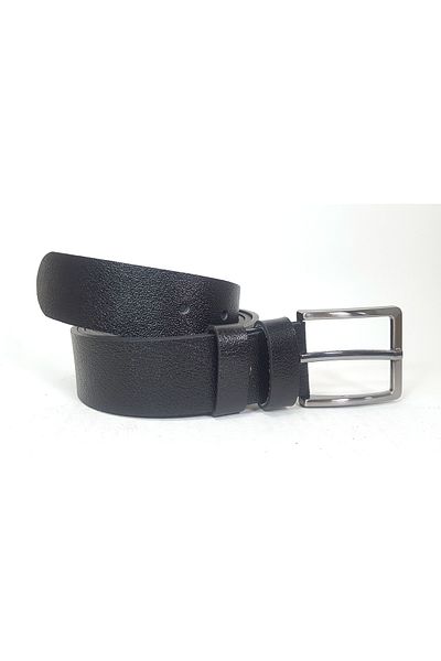 MENTOR REGALO Μαύρη δερμάτινη ζώνη - Plus Size Sport 83008