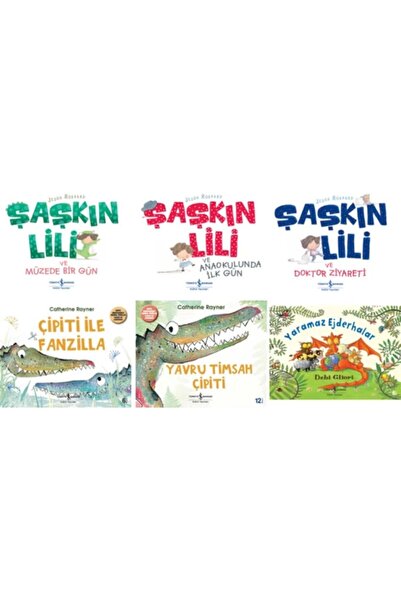 TÜRKİYE İŞ BANKASI KÜLTÜR YAYINLARI Resimli Hikaye Kitapları 6 Kitap Set - Şa...