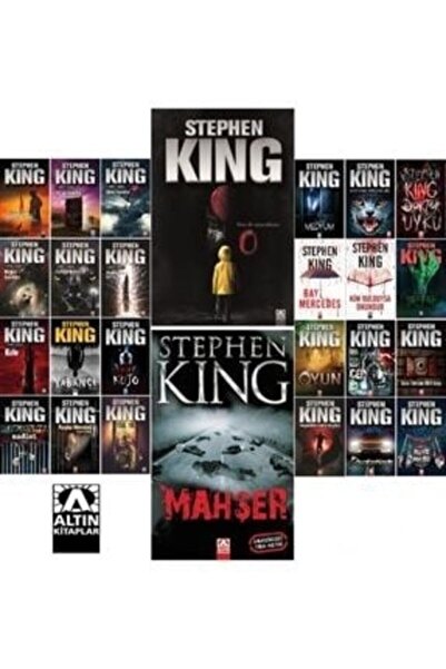 Altın Kitaplar Stephen Kıng 26 Kitap Dev Set (o Ve Mahşer Ciltli Özel Baskıdır) Hayvan Mezarlığı-kujo-medyum-doktor