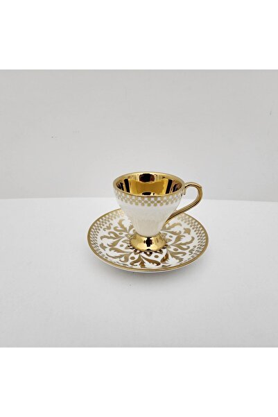 Kosova Ist-139 Porselen Ayaklı Kahve Fincan Takımı