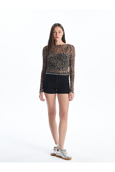 LC Waikiki Jeans-Shorts für Damen – Extra enge Passform