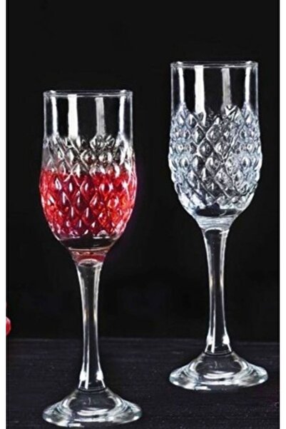 DİBA AVM 6-LIGHT CRYSTAL COFFEE SIDED WATER CUP SIDED COFFEE SIDED SUNUM CUP KADEH - 160 ML