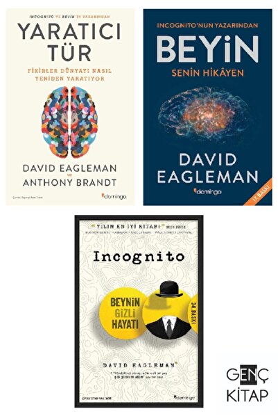 Domingo Yayınevi Davıd Eagleman 3 Kitap Set Yaratıcı Tür-beyin-ıncognıto