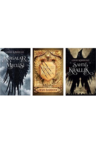 Martı Yayınları Leigh Bardugo 3 Kitap Ciltli Set - Kargalar Meclisi - Yara Iz...