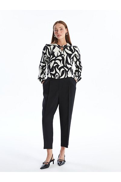 LC Waikiki Standard-Fit-Damenhose – elastische Taille