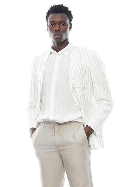 PAULMARK Чоловічий піджак з смужками 3751I