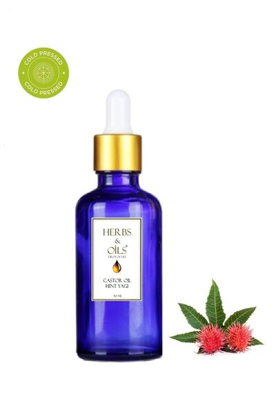 Herbs & Oils زيت الخروع (الضغط البارد) 50 مل (الضغط البارد)
