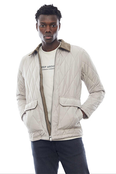 PAULMARK Velvet Collared Men's Capotonel Jacket Coat - M1016