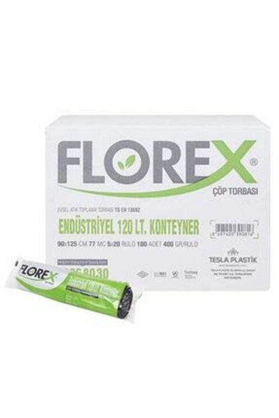 Florex Industrial 120 Lt Container Garbage Bag 1 Box