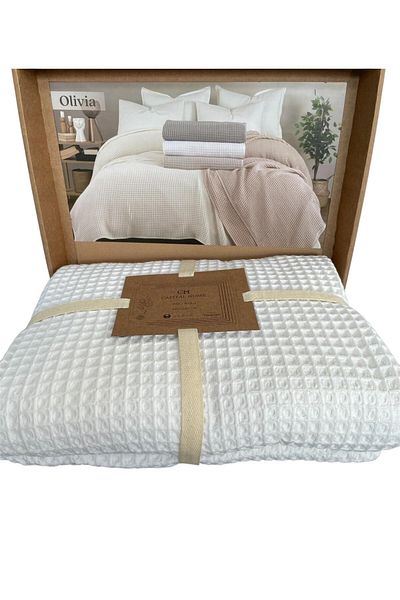 Capital Home White Double Pique - 100% Cotton