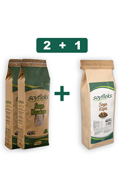 Soyfleks 2x Soya Kıyması 400 gr + Soya Küpü 300 gr
