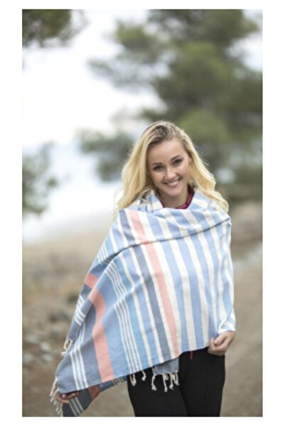 CHAPUTS Πετσέτα παραλίας από οργανικό βαμβάκι με πολύχρωμα σχέδια