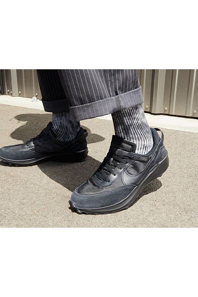 Nike Waffle Debut Unisex Casual Shoes - Dh9522-002 Black