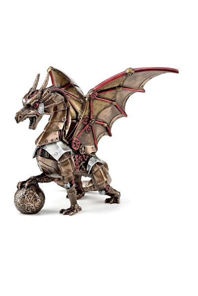 Rakun Home Steampunk Serisi Ejderha Biblo