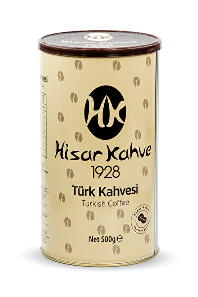 Hisar Kahve Hisar Türk Kahvesi Teneke 500 gr