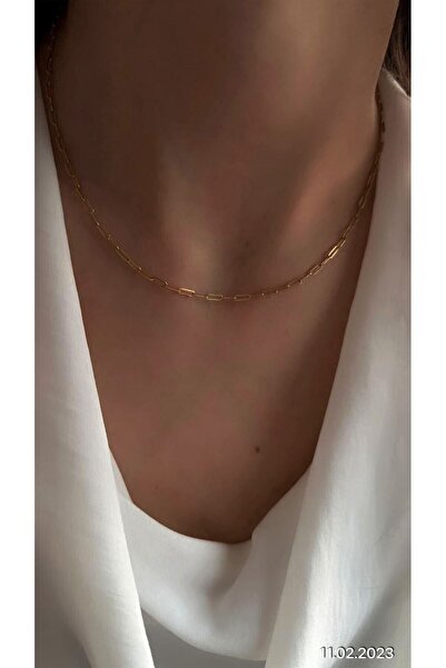 Serline Desing 925 Ayar Gümüş Patentli , (İNCE) Ataç Gümüş Zincir