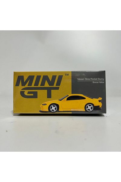 mini gt 643-Nissan Silvia (S15) Rocket Bunny Bronze Yellow