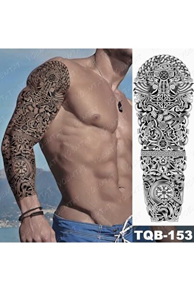 Tattoo Gerçekci Geçici Motifli Kol KaplamaDövme Tattoo