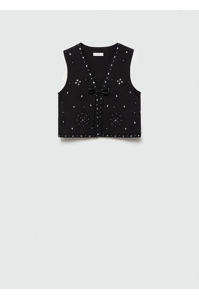 Mango Teen Black Jacket for Children