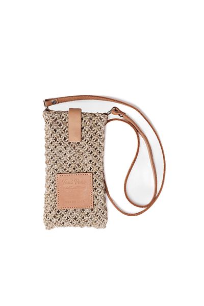 Toni Pons Gineth Toni Pons Jute Women's/Girls' Mobile Phone Bag - Natural