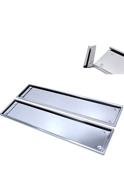gürler oto kılıf ve aksesuar Paslanmaz Krom Plakalık Metal Nikelajlı 2 Adet