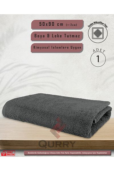 Qottox 50x90 Microfiber Κομμωτήριο και Αθλητική Πετσέτα - 1 Πετσέτα Βαφής και Προπόνησης