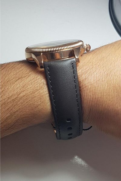 Daniel Klein Brown Leather Strap Men's Wristwatch