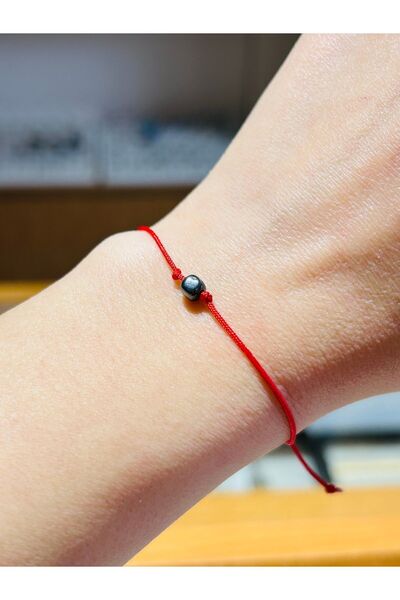 Luna Hematite Natural Stone String Lover Bracelet