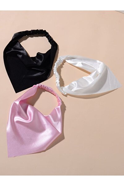 PratikDikisco 3 قطع مثلثة من الساتان باندانا