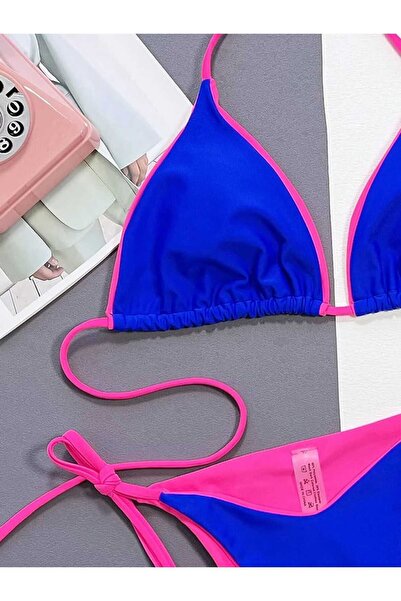 nuriçgiyim Μπλε μπικίνι μου