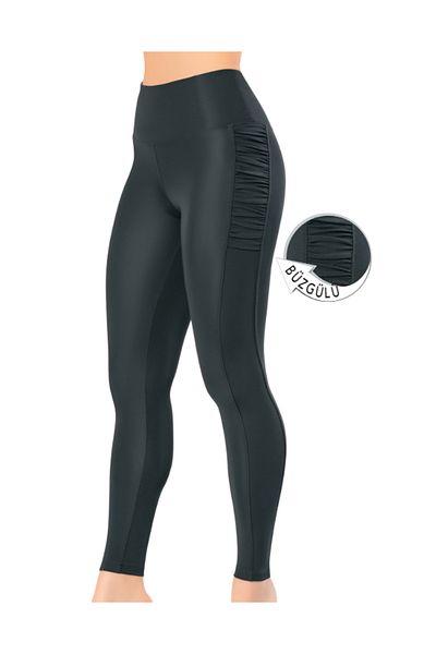 KOTA Jambiere negre fără cusături cu talie înaltă - în orice stil