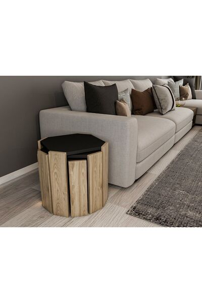 EVDEKİMODA LORİ ZİGON SEHPA ÜÇLÜ