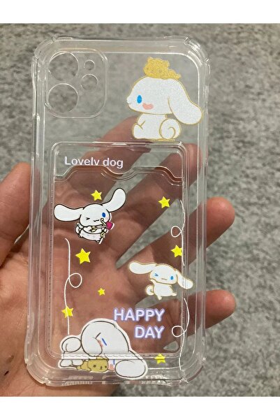 Newon غطاء حماية شفاف لهاتف شاومي ريدمي نوت 12 4G مع طباعة سينامورول وحامل لل...