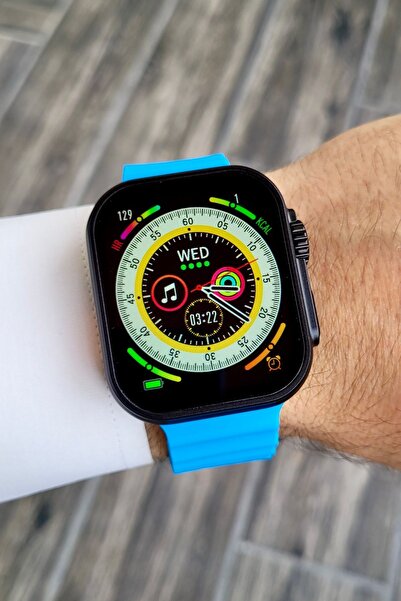 Daniel Klein Arama ve Konuşma Özellikli Mavi Renk Kordonlu Hediye Paketli Akıllı Kol Saati