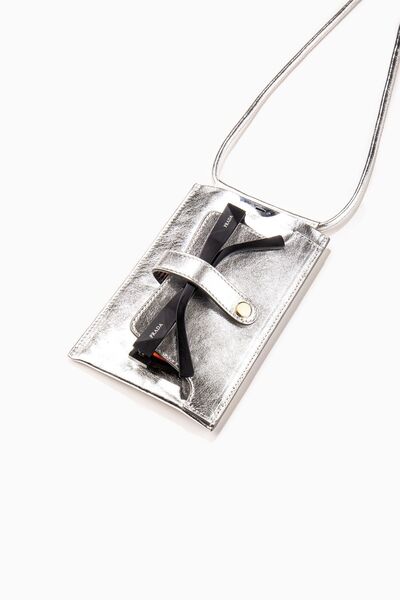 BAGBOX Silver Hakiki Deri Telefonluk , Kartlık , Gözlük Kılıfı