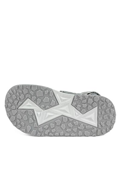 Cici Bebe Ayakkabı Gray Velcro Sandals for Boy