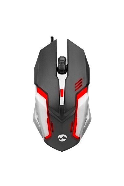 Store Sm-g72 Usb Siyah Gümüş Işıklandırmalı Optik Oyuncu Mouse