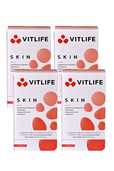 Vitlife Skin Cilt Vitamini Löykotomos Eğreltisi, Hyaluronic Acid, Vitamin C, ...