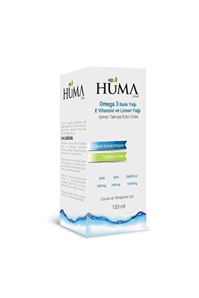 HÜMA Naturalive - Omega-3 Balık Yağı Huma