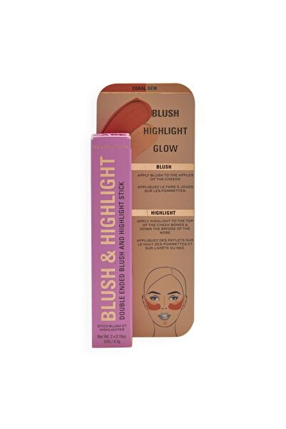 Revolution Allık Ve Aydınlatıcı Stick Coral Dew
