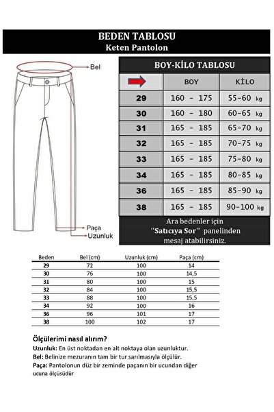 çerme Beige Slim Fit Lycra Men's Fabric Trousers