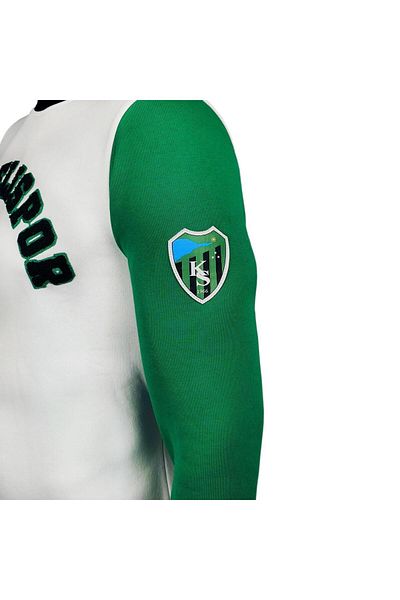 Cix Spor Φούτερ με άδεια Kocaelispor με λεπτομέρεια μανίκι πράσινο-μαύρο