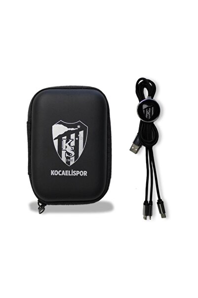 Cix Spor Kocaelispor Lisanslı Işıklı Şarj Kablosu Kutulu Siyah