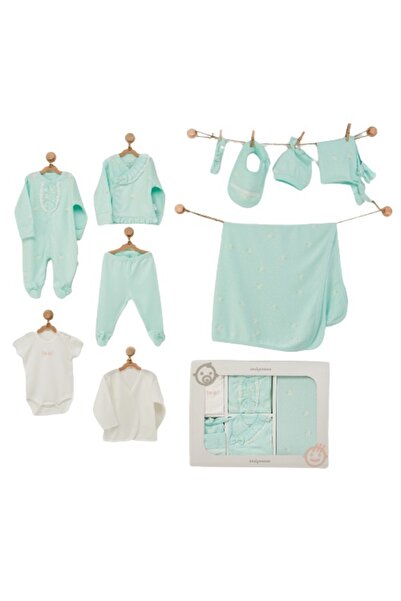 andywawa Ac22801r Summer Paradise 10 Parça Hastane Çıkış Seti Mint