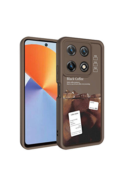 halkhouse İnfinix Not 30 Pro Kılıf Dayanıklı Kamera Korumalı Zarif Klas Baskılı Şık Kapak