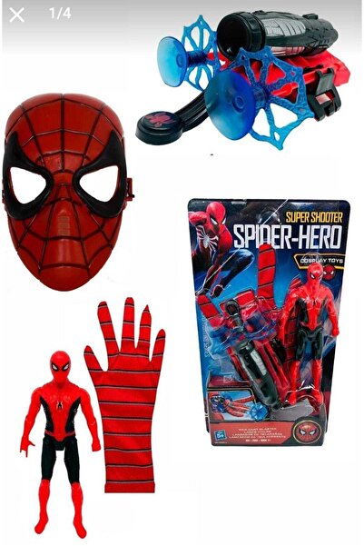 Spider-Man Arrow Shooter Webshooter Gloves & Mask