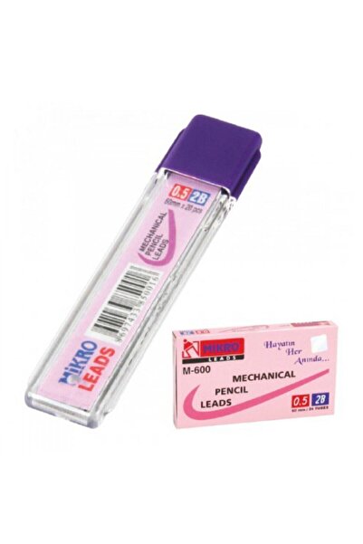 Mikro Min Leads 2B 0.5 mm Versatil Pen Nib 60 mm Length (1 Pack 24 Tube Nib)
