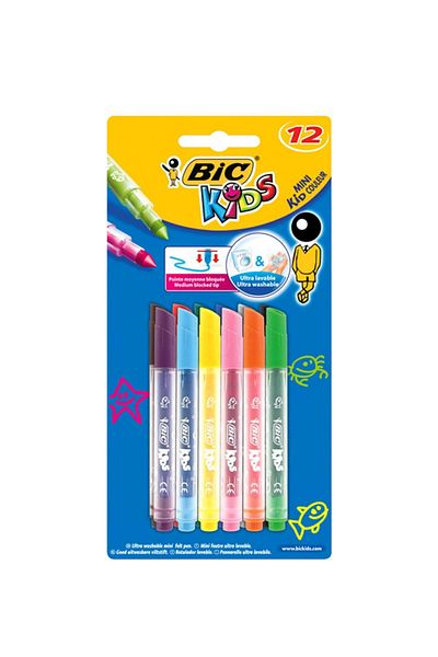 Bic 12 Color Mini Felt Tip Crayons - Kids8374903